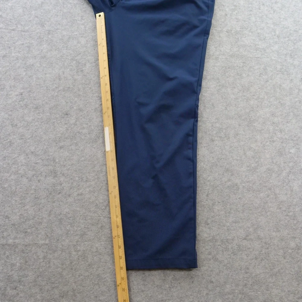 Lululemon Pants Mens 38 Blue ABC Slim Straight Flat Front Pockets Golf